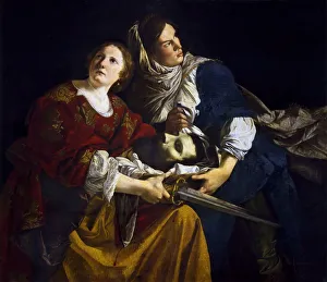 Beheaded Prints: Judith and Her Maidservant with the Head of Holofernes, c. 1610. Creator: Gentileschi