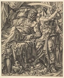 Heemskerck Martin Van Gallery: Judith Slaying Holofernes, from The Story of Judith and Holofernes
