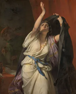 Pleading Prints: Judith's Prayer, mid-19th century. Creator: Antoon Van Ijsendijck