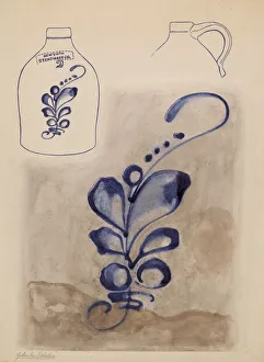 Delasser Yolande Prints: Jug, 1937. Creator: Yolande Delasser
