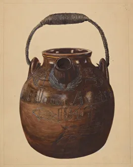 Jug for Batter, c. 1936. Creator: Yolande Delasser