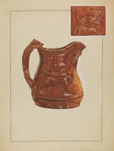 Jug, c. 1936. Creator: John Dana