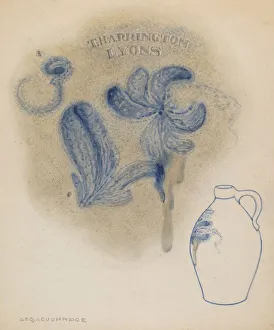 George Loughridge Prints: Jug, c. 1937. Creator: George Loughridge
