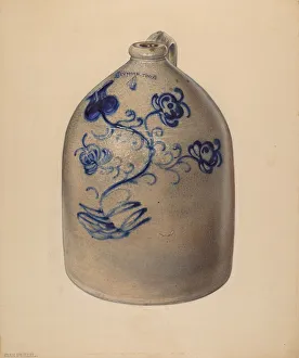 Jean Peszel Prints: Jug, c. 1937. Creator: Jean Peszel
