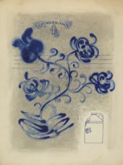 Brand Name Prints: Jug, c. 1937. Creator: John Dana