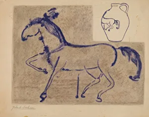 Jug, c. 1937. Creator: Yolande Delasser