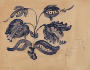 Jug, c. 1937. Creator: Yolande Delasser