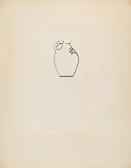 Jug, c. 1937. Creator: Yolande Delasser