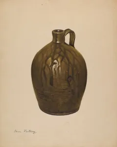 Aaron Fastovsky Prints: Jug, c. 1938. Creator: Aaron Fastovsky