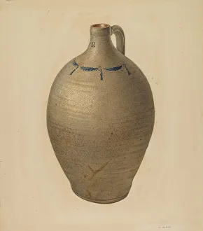 Jug, c. 1938. Creator: Elsie Wein