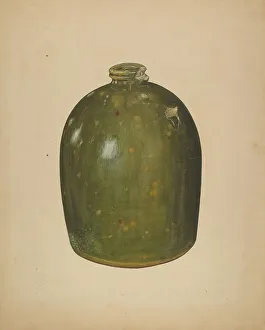 Jug, c. 1938. Creator: Lee Brown