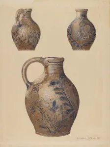 Jug, c. 1938. Creator: Yolande Delasser