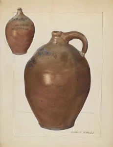 Makers Mark Prints: Jug, c. 1939. Creator: Francis Borelli