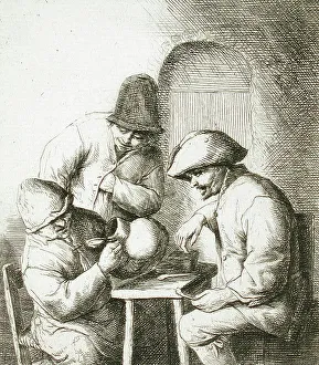 The Empty Jug, c1653. Creator: Adriaen van Ostade