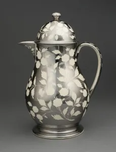 Jug with Cover, Staffordshire, 1810/20. Creator: Staffordshire Potteries Jug with Cover, Staffordshire, 1810/20. Creator: Staffordshire Potteries