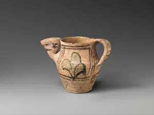 Jug with Flattened Spout, Italian, ca. 1300. Creator: Unknown