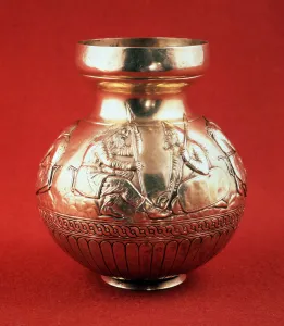 Jug with scenes from Scythian life, c400 BC