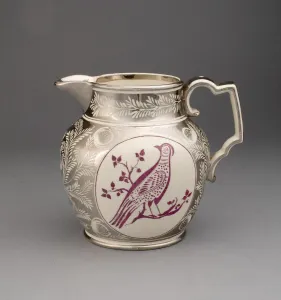 Lustreware Prints: Jug, Staffordshire, 1810 / 20. Creator: Staffordshire Potteries