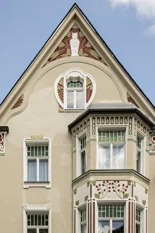 Thuringia Prints: Jugenstil house, Cranachstrasse 12
