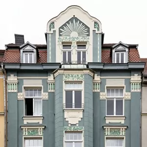 Dormer Window Gallery: Jugenstil House, Graben 32, Weimar, Germany, (1904), 2018. Artist: Alan John Ainsworth