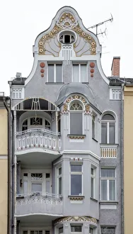 Rudolf Prints: Jugenstil House, Graben 39, Weimar, Germany, (1904), 2018. Artist: Alan John Ainsworth