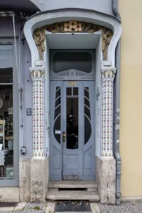 Jugenstil House, Graben 39, Weimar, Germany, (1904), 2018. Artist: Alan John Ainsworth