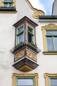 Window Box Prints: Jugenstil house, House, Untergraben 13
