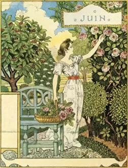 Calendar Gallery: Juin, 1896. Creator: Eugene Samuel Grasset