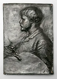 Jules Bastien-Lepage, Modeled 1880, cast in copper and bronze 1881 Jules Bastien-Lepage, Modeled 1880, cast in copper and bronze 1881