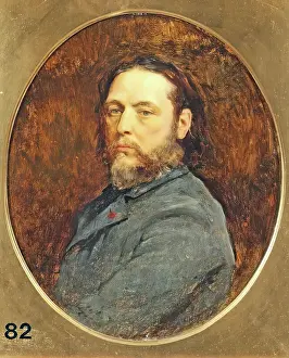 Portraits Prints: Jules Breton, Self Portrait, 1883. Creator: Jules Breton