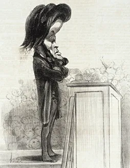 Jules Favre, 1849. Creator: Honore Daumier