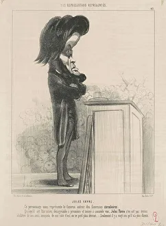 Jules Favre, 19th century. Creator: Honore Daumier