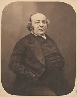Critic Gallery: Jules Janin, ca. 1856. Creator: Nadar