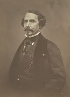 Felix Prints: Jules Lecomte, journaliste, 1855-1859. Creator: Nadar
