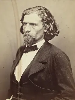 Long Hair Prints: Jules Renard, 1861-1869. Creator: Nadar