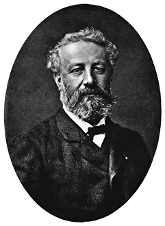 Bibby Prints: Jules Verne, c1878, (1912). Artist: Gaspard-Felix Tournachon