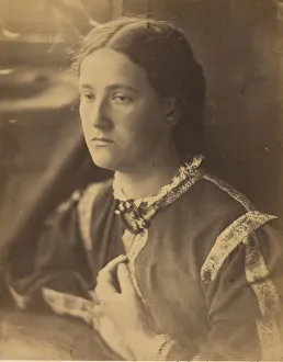 Pre Raphaelite Prints: Julia Herschel, 1865. Creator: Julia Margaret Cameron