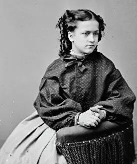 Young Women Collection: Julia Holman, between 1855 and 1865. Creator: Unknown