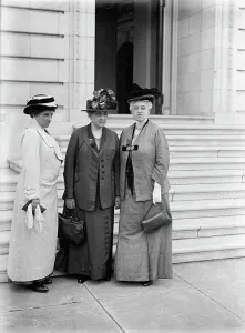 Suffragists Prints: Julia Lathrop, Jane Addams and Mary E