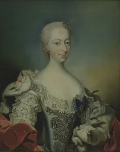 Juliane Marie, Frederik V's second queen, 1721-1769. Creator: Peter Wichmann