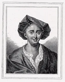 Schmidt Prints: Julien Offray de La Mettrie (1709-1751). Artist: Schmidt, Georg Freidrich (1712-1775)