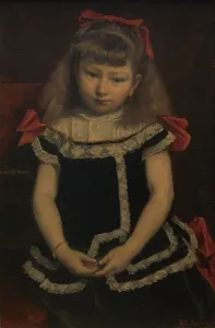 Ribbons Prints: Juliette Quenel, c1870s. Creator: Edouard Agneessens