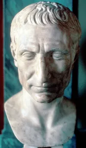 Julius Caesar, Roman soldier and statesman, 50 BC