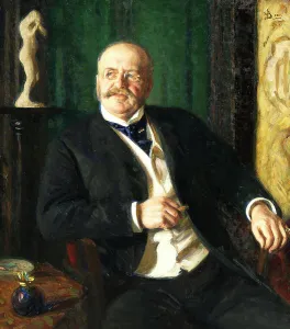 Bergh Sven Richard Prints: Julius Caspar, Merchant, 1904. Creator: Sven Richard Bergh