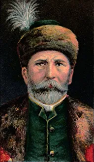 Butterfly Medium Prints: Julius Justh, President of the Lower House of Hungarian Parliament, 1906