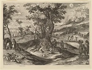 Gillis Sadeler Ii Prints: July and August, 1615. Creator: Aegidius Sadeler II