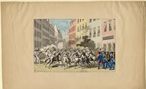 Barricade Collection: The July Revolution of 1830, 1830. Artist: Anonymous