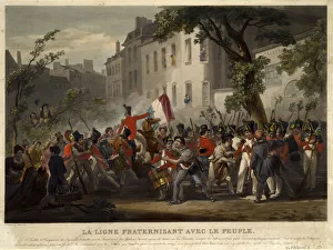 Barricade Collection: The July Revolution of 1830, 1830. Artist: Martinet, Pierre (1781-?)