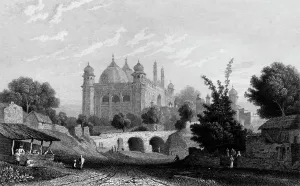 Roberts Emma Prints: Jumma Musjid, - Agra, 1834. Creator: William Purser