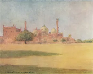 Khurram Prints: The Jumna Masjid, 1905. Artist: Mortimer Luddington Menpes